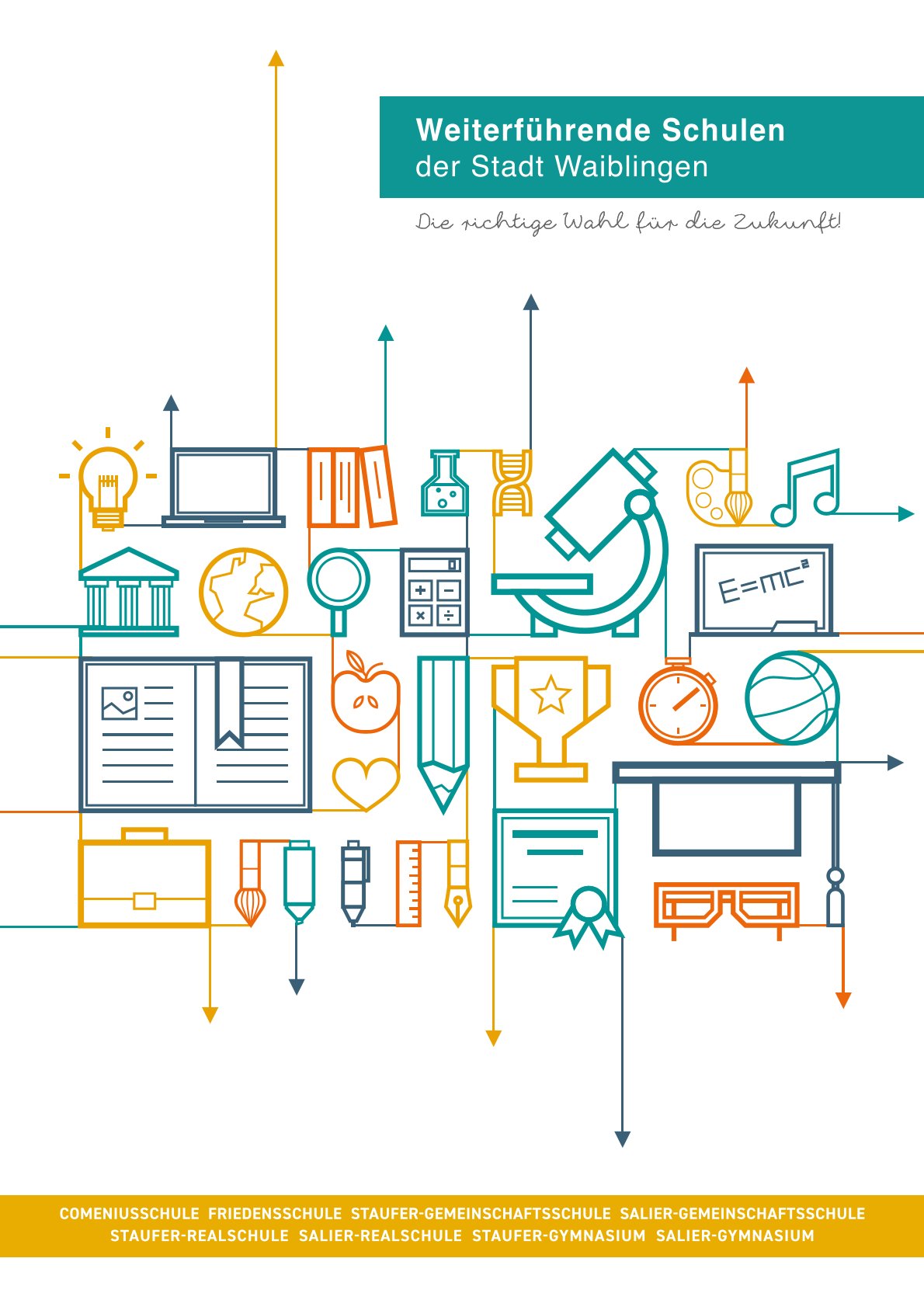Broschüre „Weiterführende Schulen der Stadt Waiblingen“